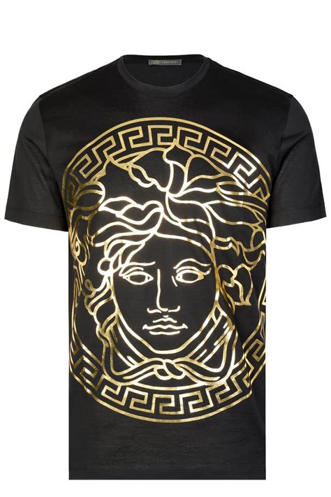 medusa head shirt versace|Versace crystal medusa t shirt.